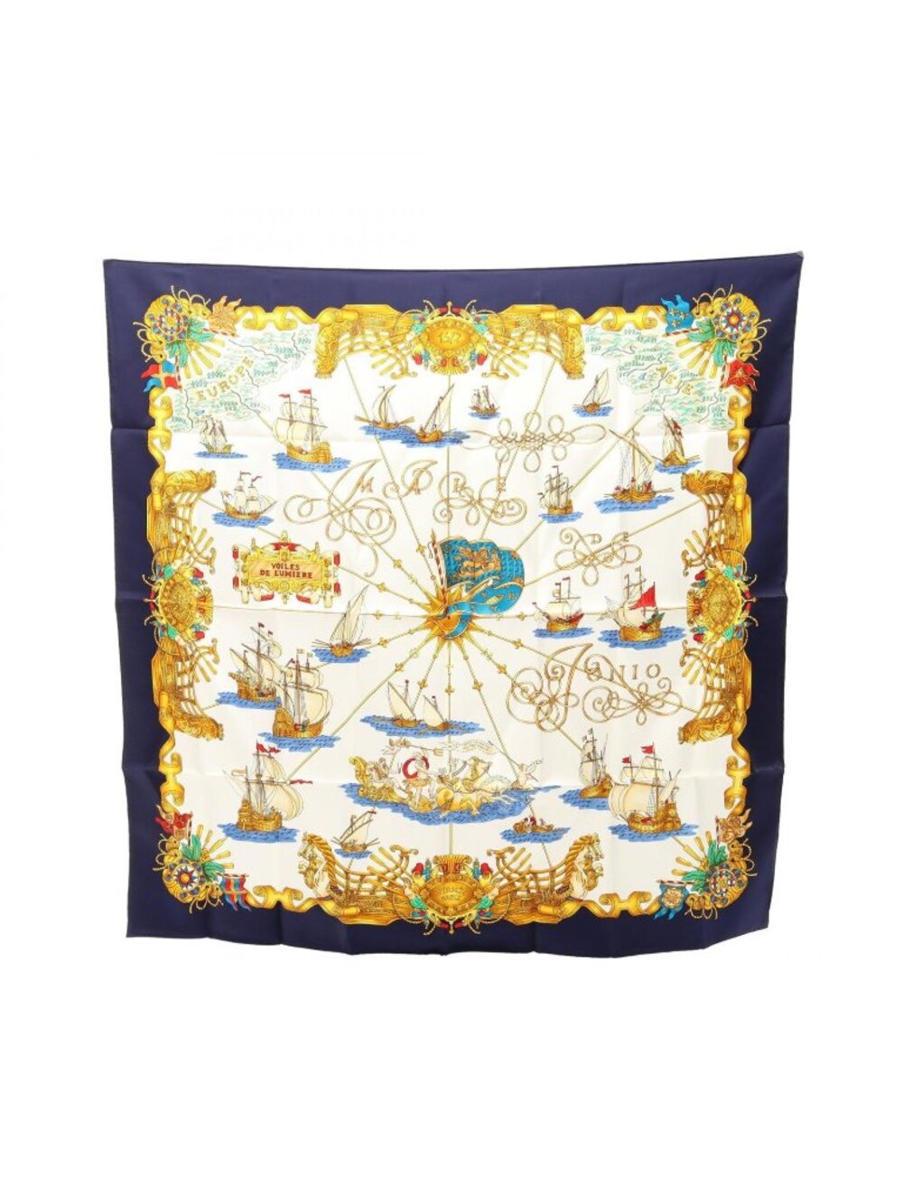 Hermes Scarf Carre 90 Voiles De Lumiere Silk